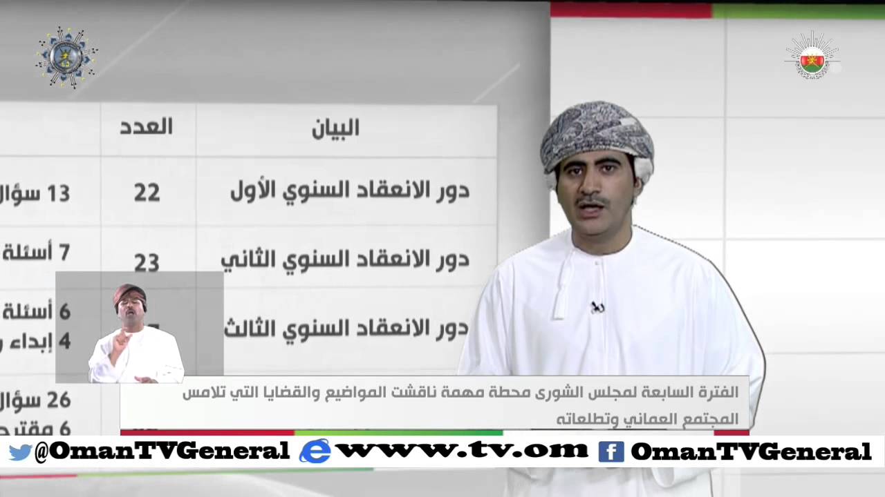 الفترة السابعة لمجلس الشورى محطة مهمة ناقشت المواضيع والقضايا التي تلامس المجتمع العماني وتطلعاته
