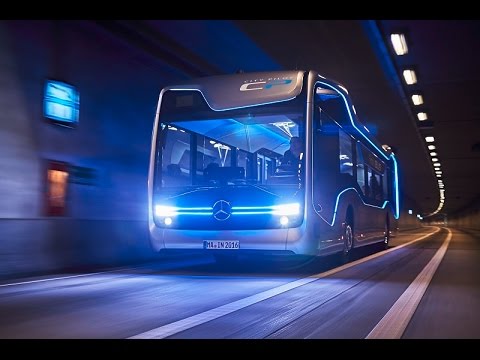حافلة مرسيدس المستقبلية ذاتية القيادة بالكامل