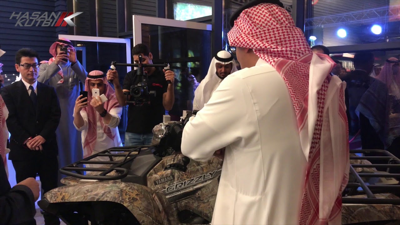 حفل افتتاح صالة ياماها في الرياض لوكيلها شركة الخريف التجارية   حسن كتبي برعاية الخريف التجارية