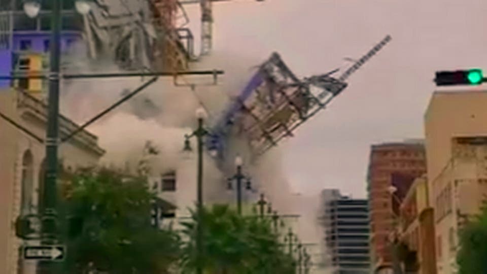 انهيار فندق قيد البناء يقتل شخصا ويجرح 18 بأميركا