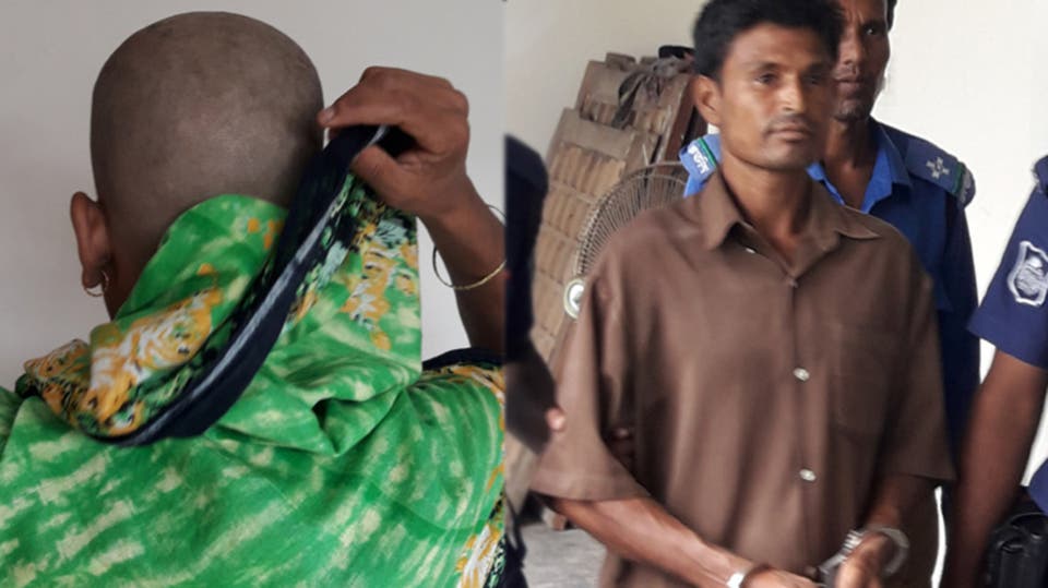 حلق رأس زوجته.. بعدما وجد شعرة في وجبة الفطور