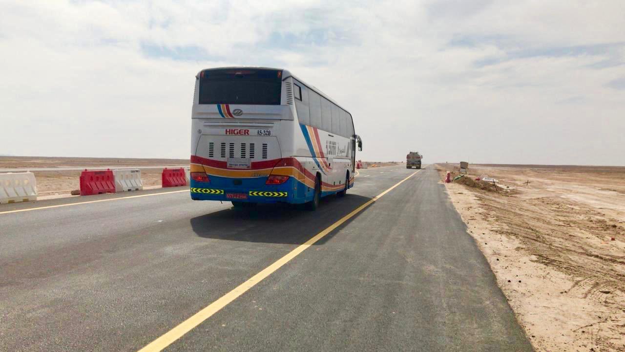 #وزارة_النقل تفتتح 27 كم من مشروع ازدواجية ‎#طريق_أدم_هيماء_ثمريت أمام الحركة المرورية