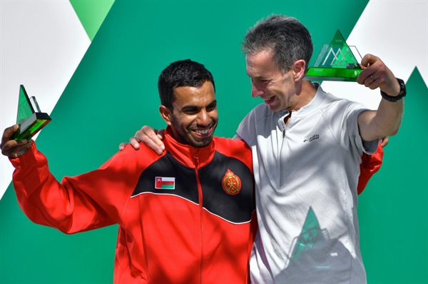 العداء حمدان الخاطري ثانياً في تحدّي الجري الجبلي العالمي 2019م بعد الإيرلندي إيون كيث