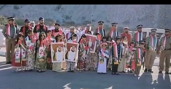 أبناء محافظتي مسندم والبريمي  يشاركون أفراح دولة الإمارات باليوم الوطني