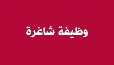 شركة رائدة لديها وظيفة شاغرة