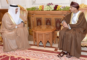 نيابة عن جلالة السلطان: السيد فهد يستقبل الأمين العام لمجلس التعاون لدول الخليج العربية