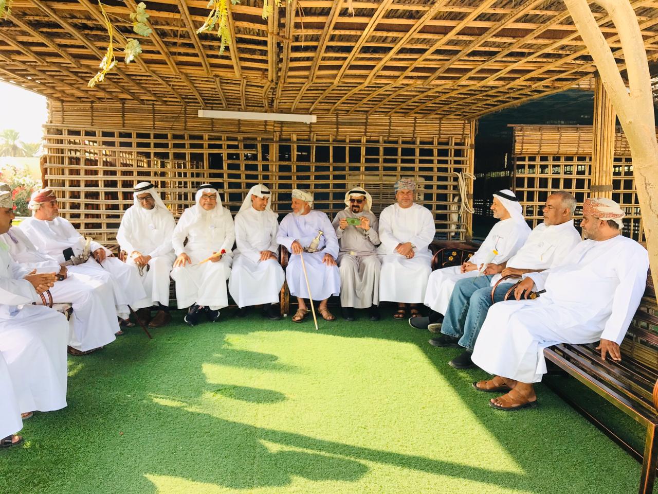 “زيارة  الوفد السعودي ملتقى المحبة والسلام للسلطنة”