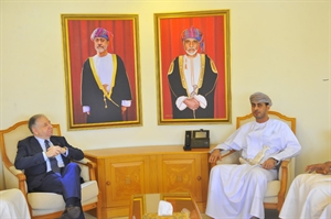 وزير الشؤون الرياضية يستقبل رئيس الاتحاد الدولي للسيارات