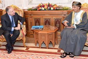 السيد فهد يستقبل رئيس الاتحاد الدولي للسيارات