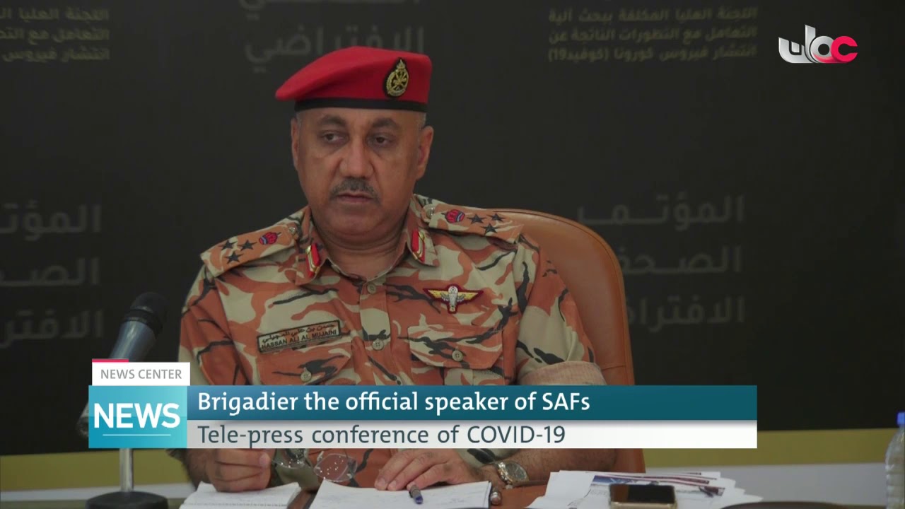 Brigadier the official speaker of SAFs Tele-press conference of COVID_19