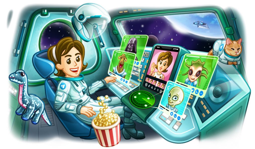 تيليجرام يتيح إضافة فيديو للحساب الشخصي ومشاركة ملفات حتى 2 جيجابايت وغيرها