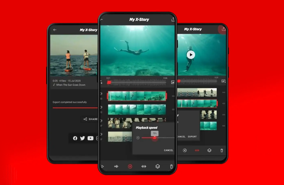 جديد التطبيقات: X-STORY محرر فيديو قوي على أندرويد