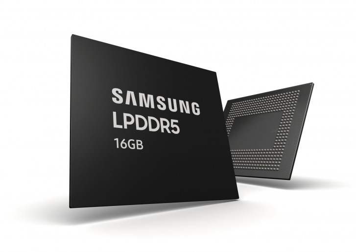 سامسونج تبدأ الإنتاج الضخم للذاكرة العشوائية Samsung 16GB LPDDR5