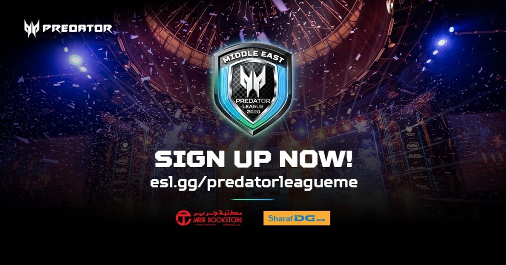 آيسر تطلق بطولة Predator League عبر الإنترنت في الشرق الأوسط بالتعاون مع ESL