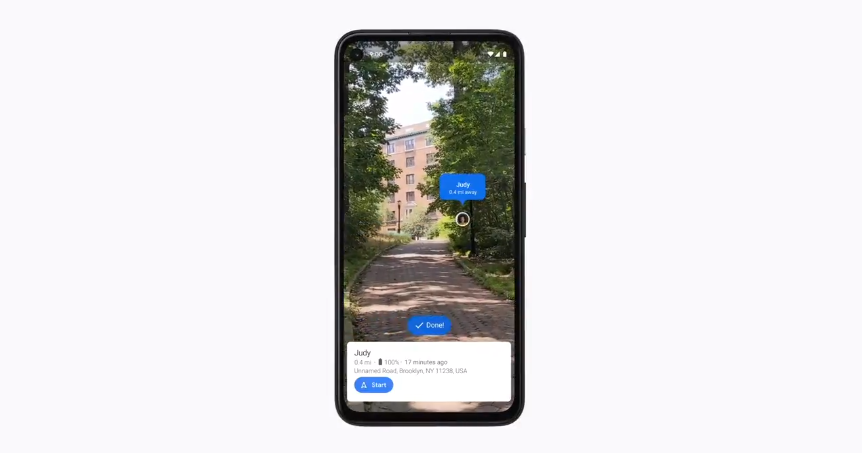 خرائط جوجل تدعم مشاركة الموقع بالواقع المعزز لمالكي أجهزة بيكسل فقط