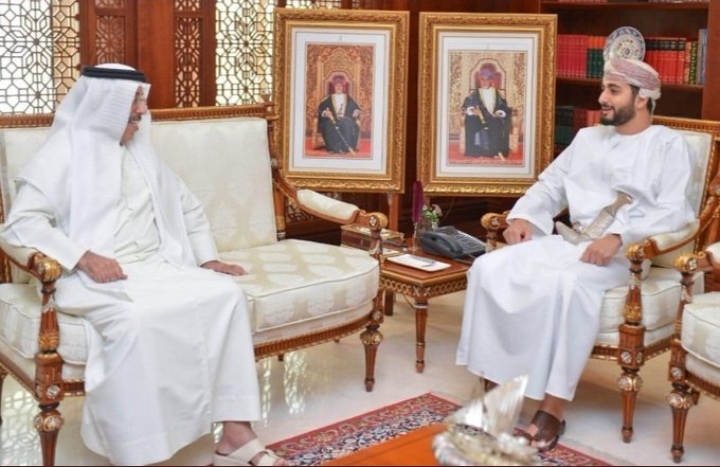 صاحب السمو السيد ذي يزن بن هيثم آل سعيد يستقبل سفير دولة الإمارات العربية المتحدة