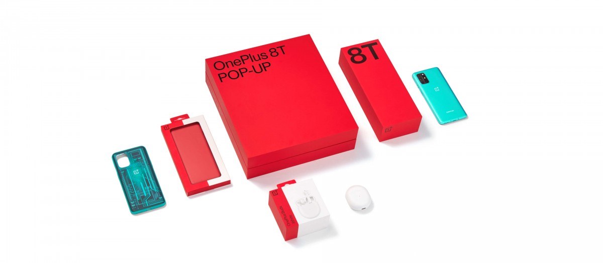 حزمة OnePlus 8T Pop-Up تأتي مع سماعات OnePlus Buds والغطاء الواقي Quantum مجانًا