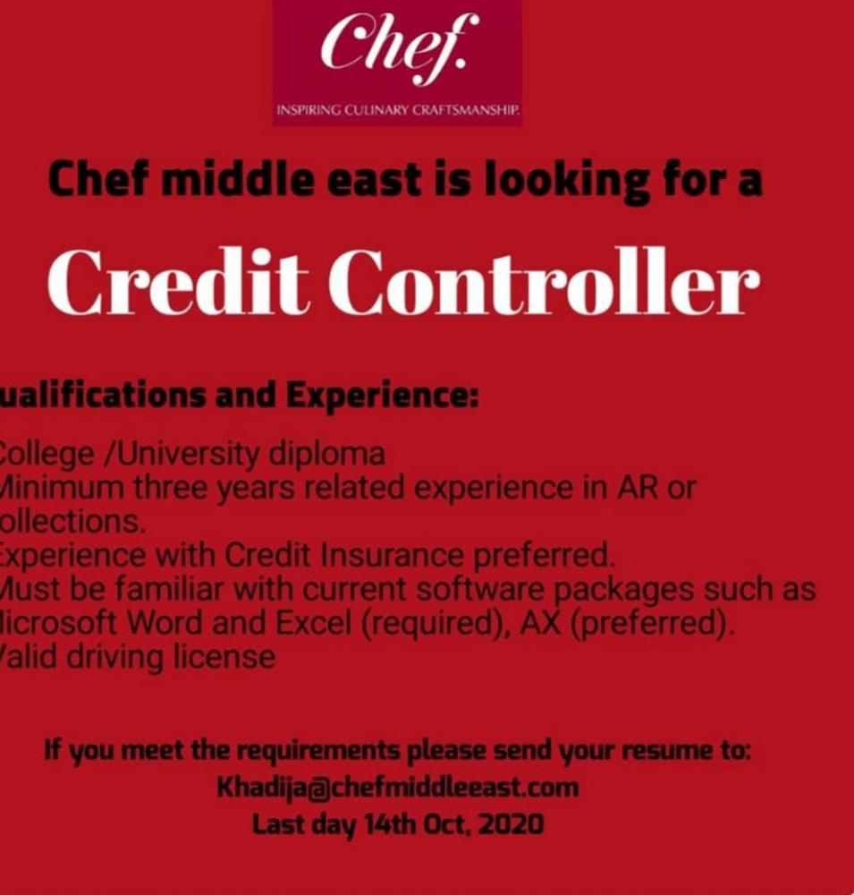  شركة Chef Middle East - وظيفة شاغرة 2 IMG 20201007 WA0031