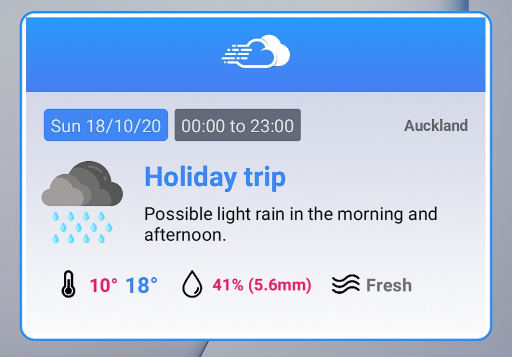 Sky Weatherman تطبيق جديد للطقس متاح فقط على أندرويد