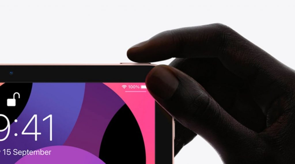 آبل فخورة جدًا بدمج مستشعر البصمة Touch ID في زر التشغيل على iPad Air 2020