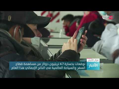 توقعات بخسارة 4.7 تريليون دولار من مساهمة قطاع السفر والسياحة العالمية في الناتج الإجمالي هذا العام