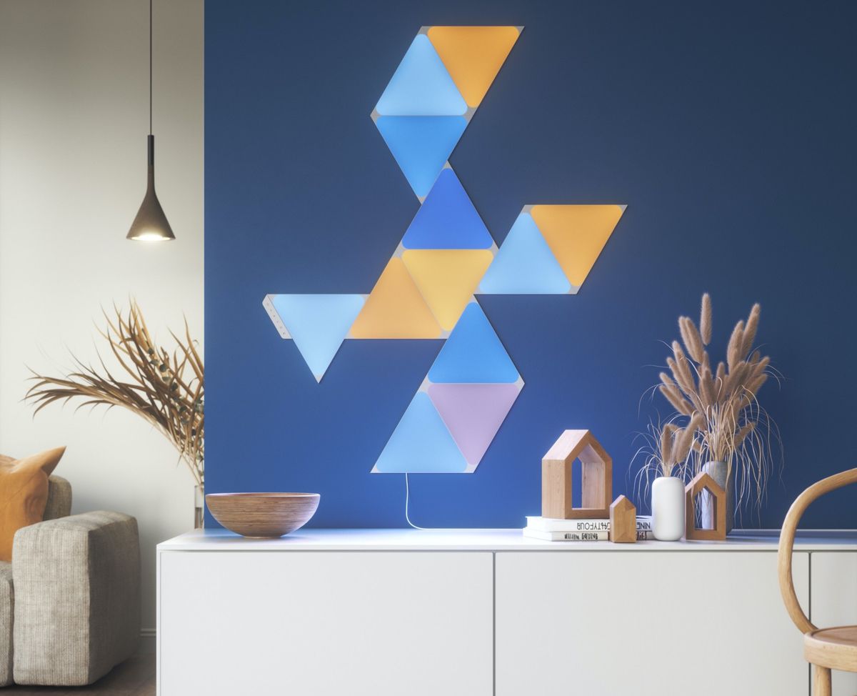 Nanoleaf تكشف عن لوحات مضيئة جديدة بتصميم مثلث، ومتوافقة مع منصة HomeKit
