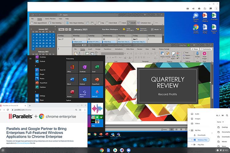 تطبيق Parallels على حواسيب Chromebook يتيح لك تشغيل نظام Windows 10