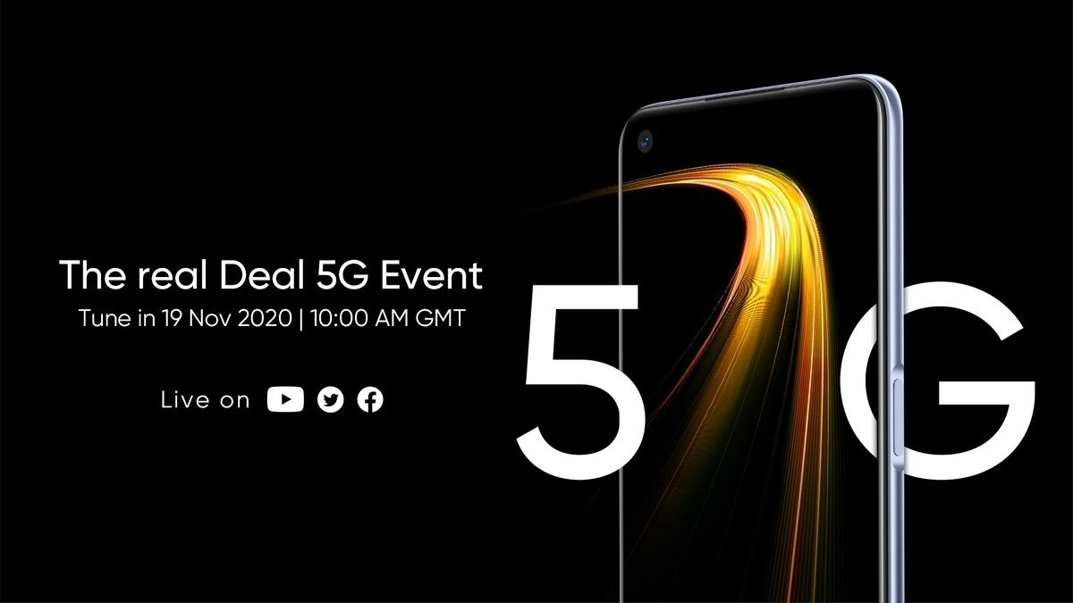 Realme تُحدد 19 نوفمبر كتاريخ لإزاحة الستار رسميًا عن الهاتف Realme 7 5G 1 Realme تُحدد 19 نوفمبر كتاريخ لإزاحة الستار رسميًا عن الهاتف Realme 7 5G
