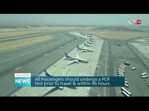 All Passengers should undergo a PCR test prior to travel & within 96 hours