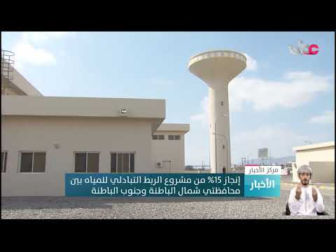 إنجاز 15% من مشروع الربط التبادلي للمياه بين محافظتي شمال الباطنة وجنوب الباطنة