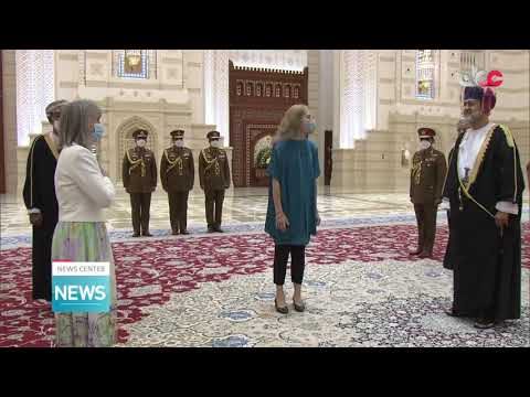 His Majesty Sultan Haitham bin Tarik receives credentials of a number of their Excellencies the Amba