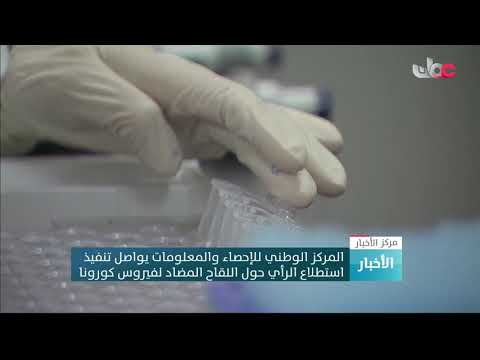 المركز الوطني للإحصاء والمعلومات يواصل تنفيذ استطلاع الرأي حول اللقاح المضاد لفيروس كورونا
