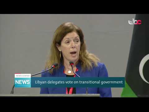 Libyan delegates vote on transitional government