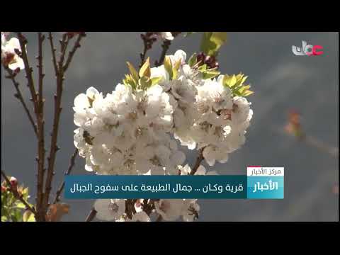 قرية وكــان … جمال الطبيعة على سفوح الجبال