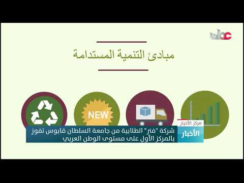 شركة “فنر” الطلابية من جامعة السلطان قابوس تفوز بالمركز الأول على مستوى الوطن العربي
