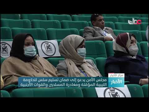 مجلس الأمن يدعو إلى ضمان تسليم سلس للحكومة الليبية المؤقتة ومغادرة المسلحين والقوات الأجنبية