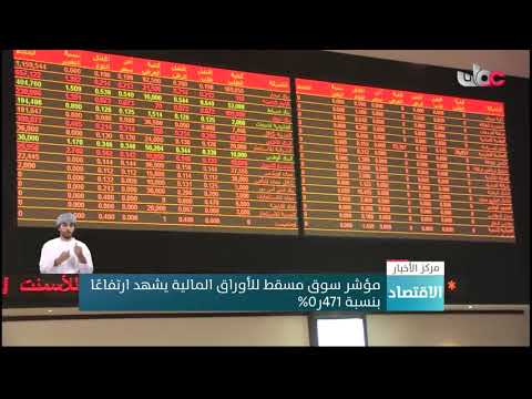 مؤشر سوق مسقط للأوراق المالية يشهد ارتفاعا بنسبة 0.471%