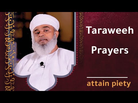 Taraweeh Prayers- attain piety