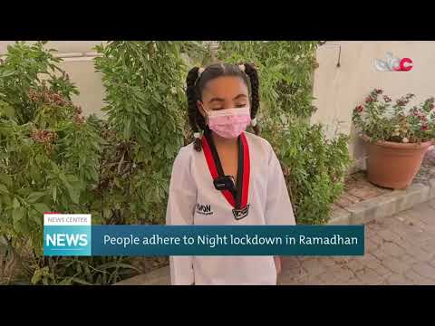 People adhere to Night lockdown in Ramadhan
