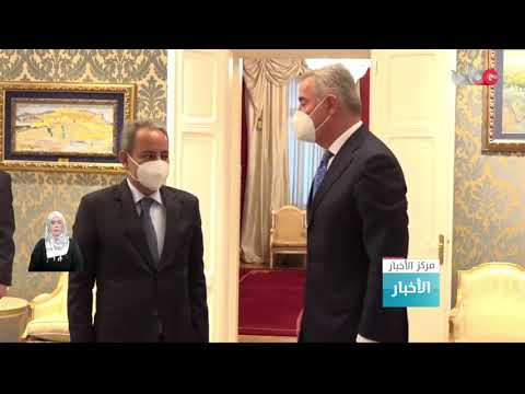 سعادة الشيخ السفير عبدالعزيز الهنائي يقدم أوراق اعتماده لفخامة الرئيس ديوكانوفيتش سفيراً غير مقيم