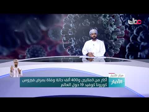 أكثر من 3ملايين و400 ألف حالة وفاة بمرض فيروس كورونا كوفيد 19 حول العالم