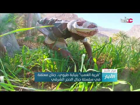 “قرية الغمب” بنيابة طيوي .. جنان معلقة في سلسلة جبال الحجر الشرقي