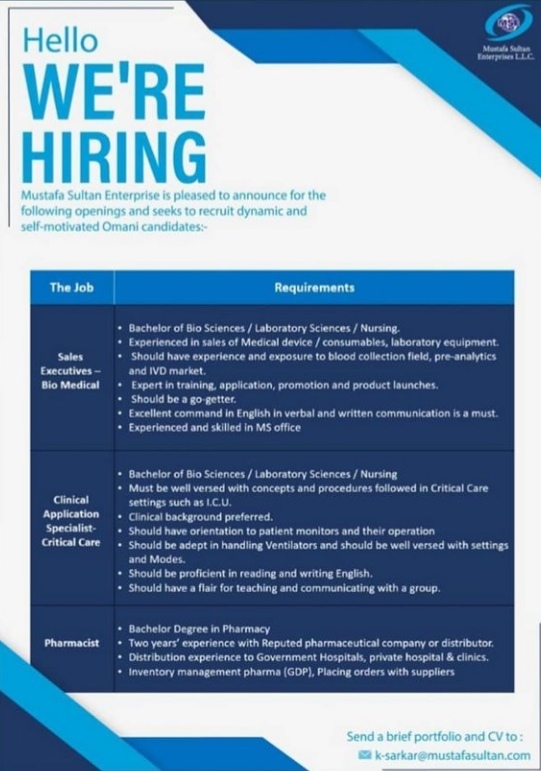 مؤسسة مصطفى سلطان - وظائف شاغرة 2 IMG ٢٠٢١٠٦١٧ ١١٣٣٥٥