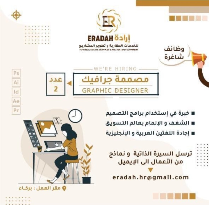 شركة إرادة للخدمات العقارية وتطوير المشاريع - وظيفة شاغرة 2 IMG ٢٠٢١٠٧٢٦ ٠١١٩٢١