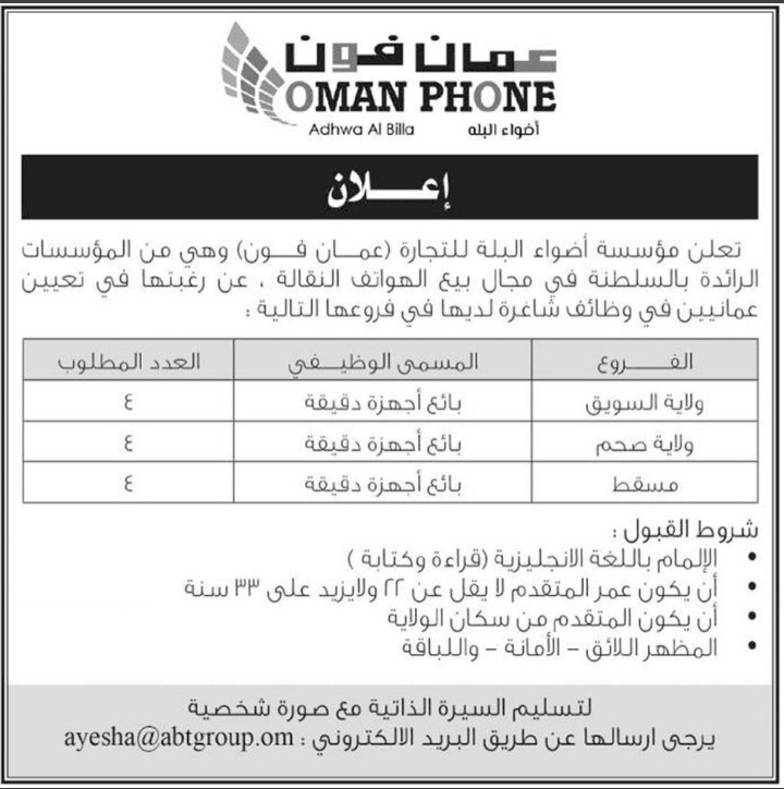 وظائف شاغرة في مؤسسة أضواء البلة 2 IMG ٢٠٢١٠٨١١ ٢٢٣٢٢٢