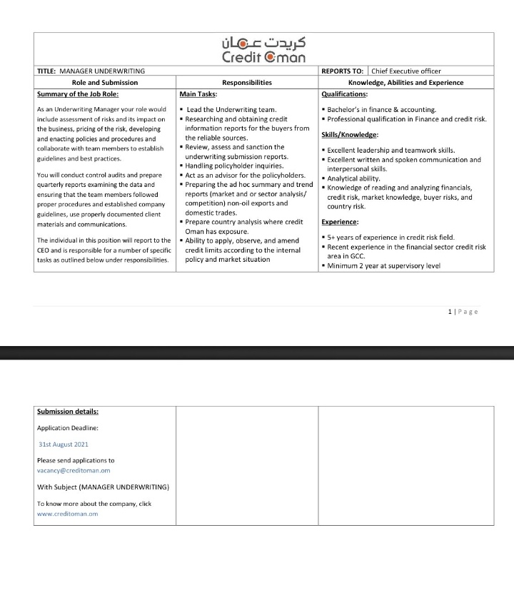 وظيفة شاغرة في شركة كريدت عمان 3 IMG ٢٠٢١٠٨١٣ ٢٢٠٥١١