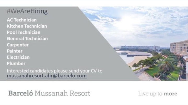 منتجع بارسيلو المصنعة يعلن وظائف شاغرة 2 IMG ٢٠٢١٠٩٠٥ ٢٣٠٠٢٥
