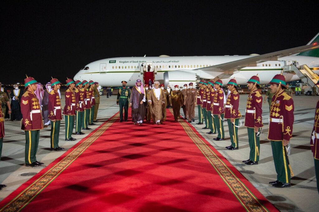 جلالة السلطان المعظم مقدّمة مستقبلي صاحب السّمو الملكي الأمير محمد بن سلمان 2 IMG 20211206 WA0040