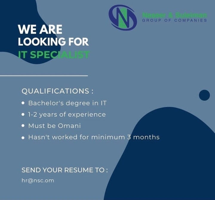 شركة نصير و سليمان تعلن وظيفة شاغرة 2 IMG ٢٠٢٢٠١٢٧ ٠١٤٥٤٥