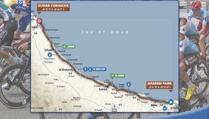 ROP announces parking restrictions for stage II of Tour of Oman